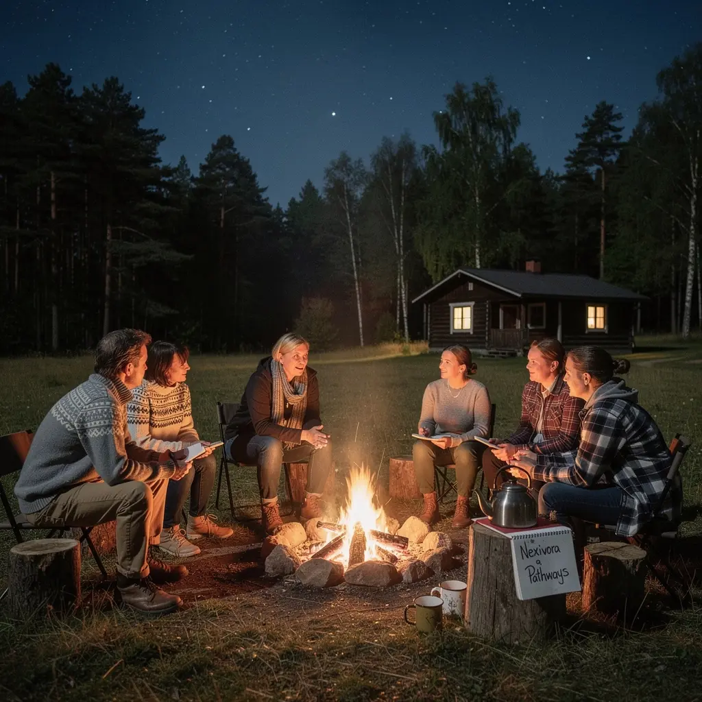 Attēls ar apmācību materiāliem, kas saistīti ar prasmju novērtēšanu un jaunām karjeras iespējām.